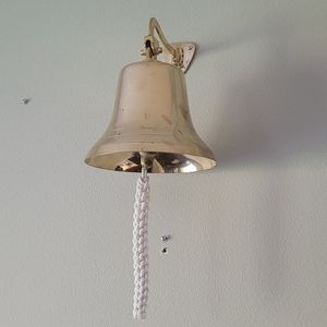Giant Brass Nautical Bell